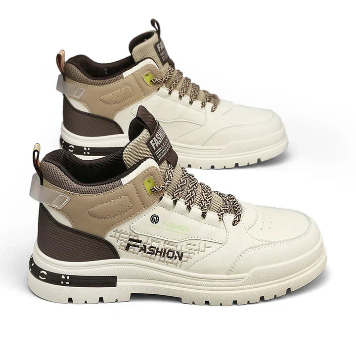 Casual Men's Walking Shoes – Nico-Beige Brown-6.5-Nora Luxe