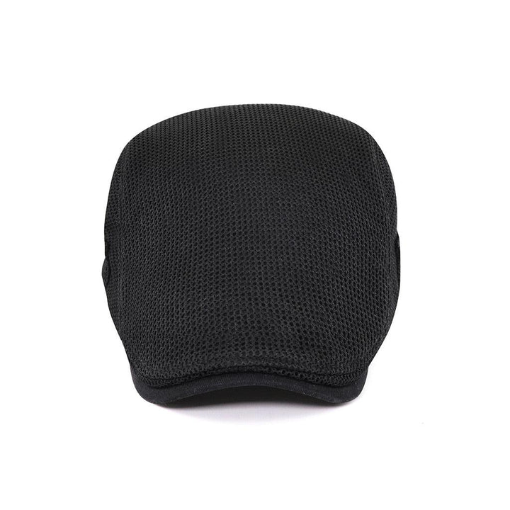 Casual Mesh Beret for Men - AirFlow-White-Nora Luxe