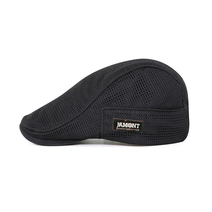 Casual Mesh Beret for Men - AirFlow-White-Nora Luxe