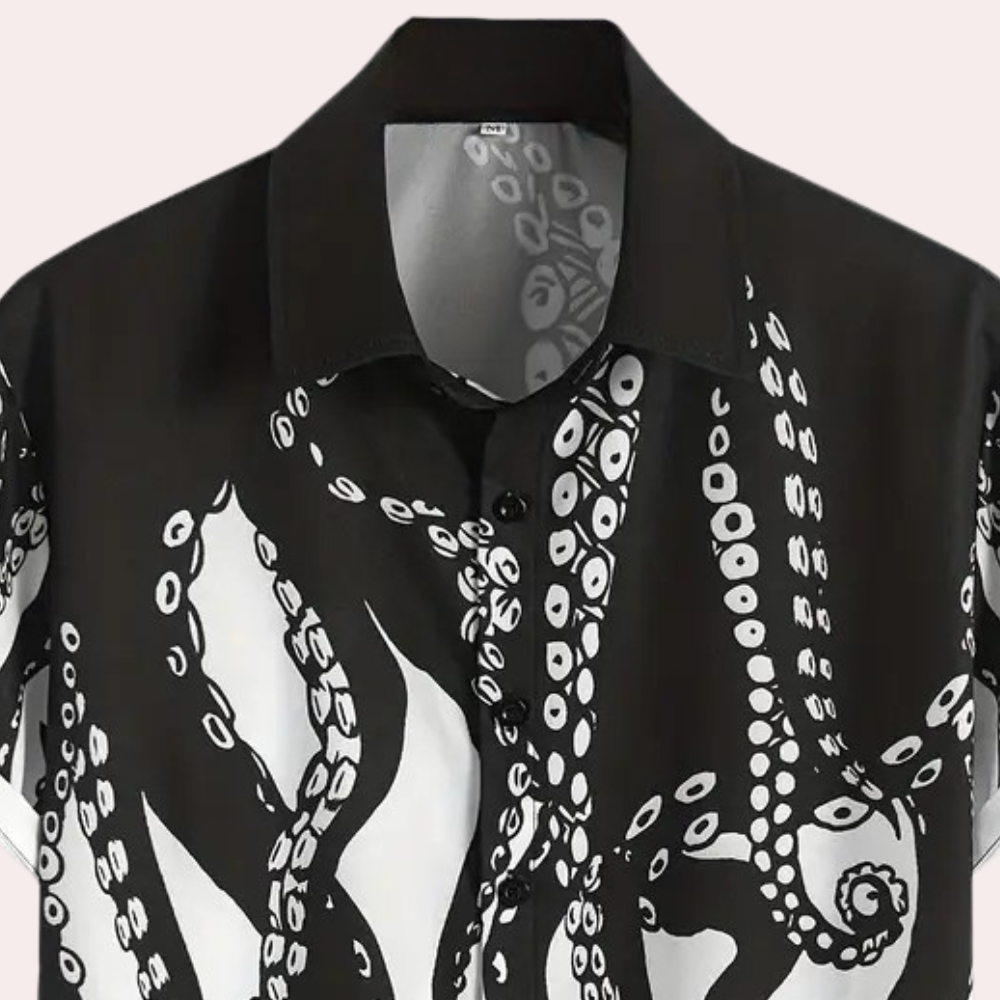 Casual Printed Shirt for Men - Luca-S-Nora Luxe