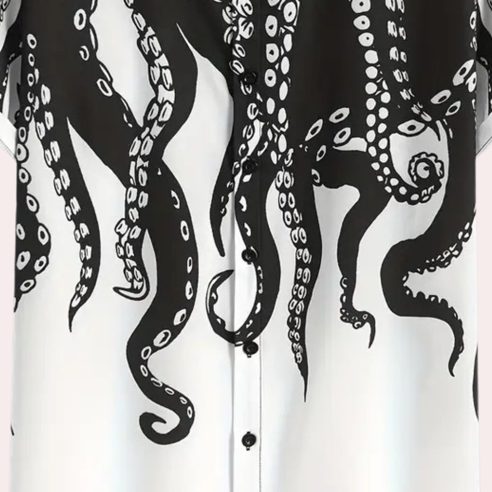 Casual Printed Shirt for Men - Luca-S-Nora Luxe