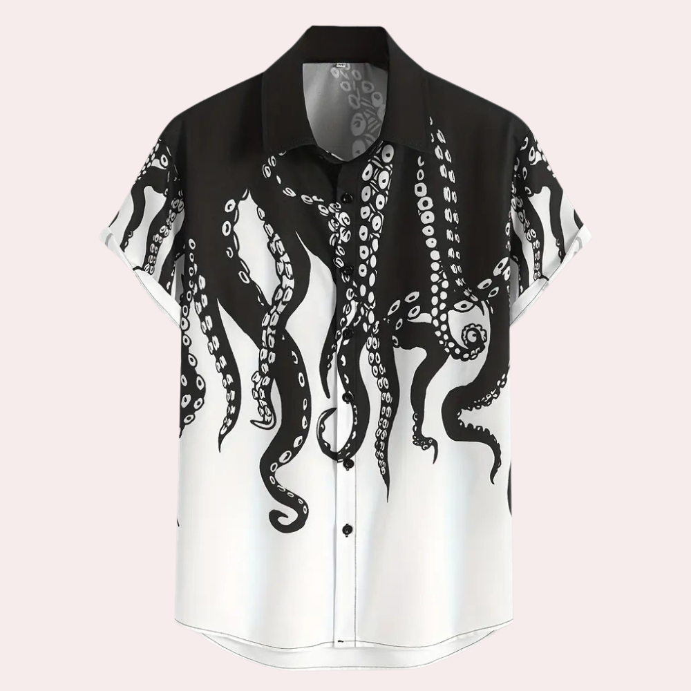 Casual Printed Shirt for Men - Luca-S-Nora Luxe