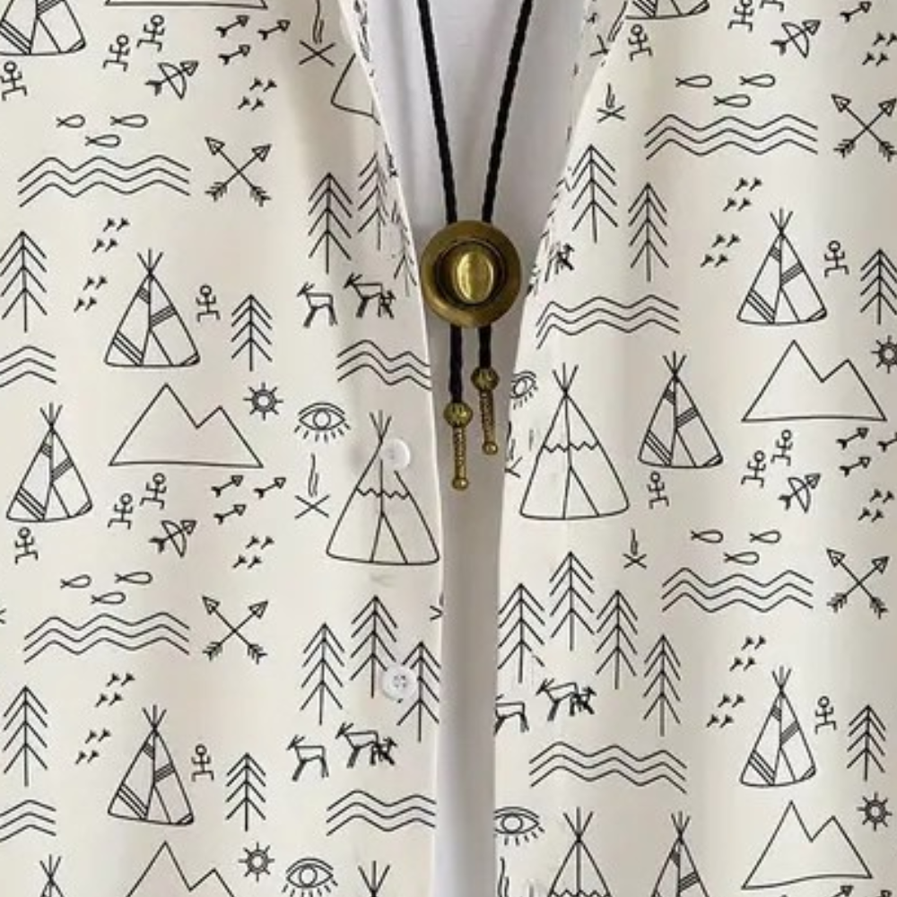 Casual Shirt with Print for Men - Emilio-S-Nora Luxe