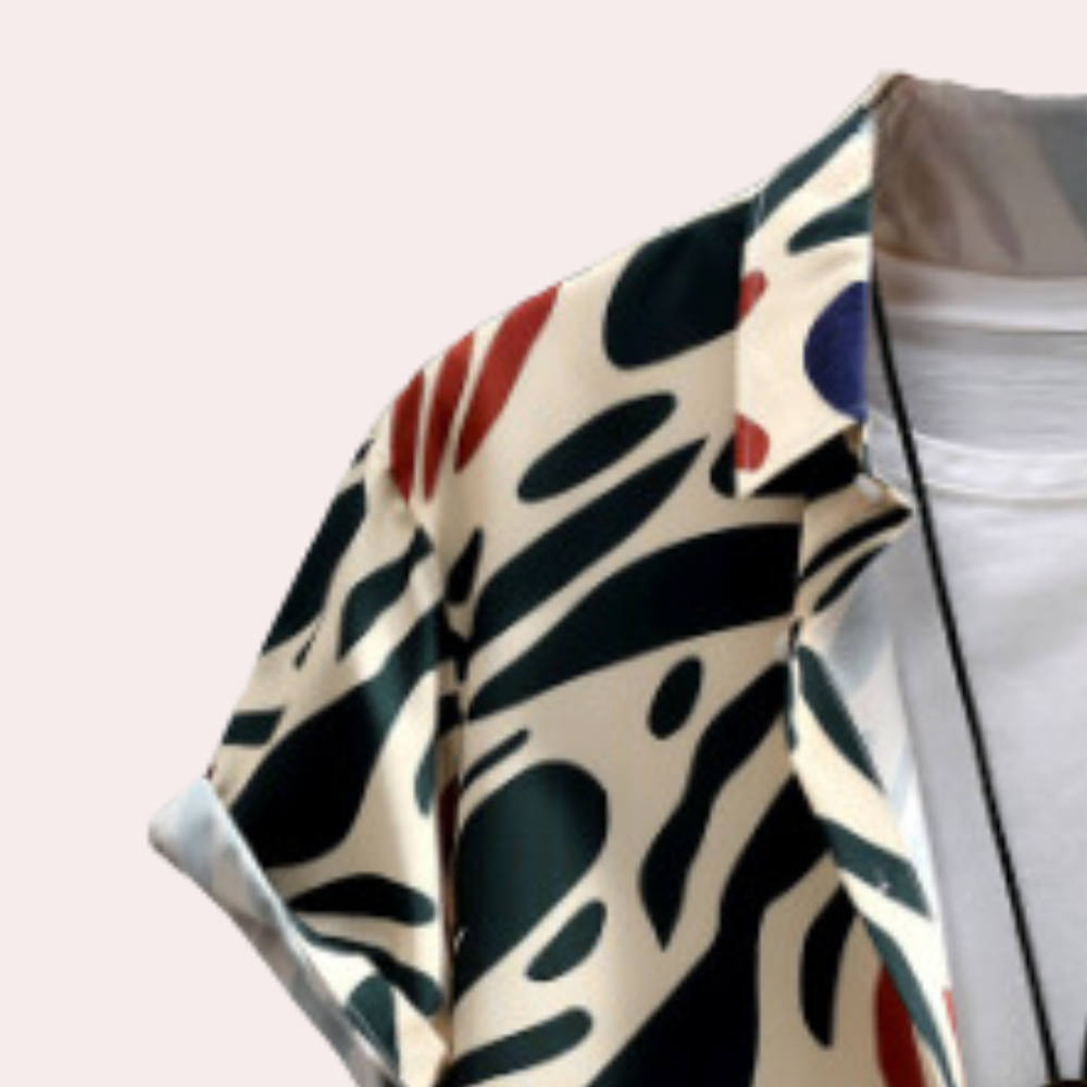 Casual Short Sleeve Shirt for Men - Rafael-S-Nora Luxe