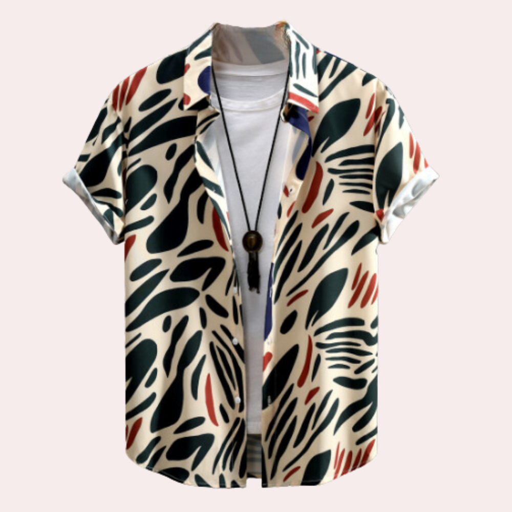 Casual Short Sleeve Shirt for Men - Rafael-S-Nora Luxe