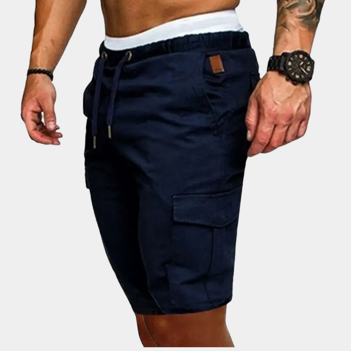 Casual Shorts for Men - Lars-Blue-36-Nora Luxe