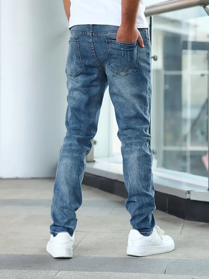 Casual Stylish Men's Jeans - Liam-Blue-XS-Nora Luxe