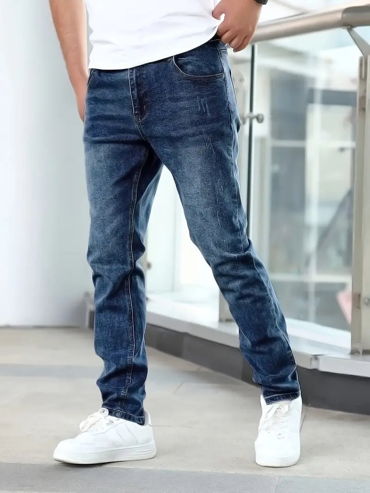 Casual Stylish Men's Jeans - Liam-Blue-XS-Nora Luxe