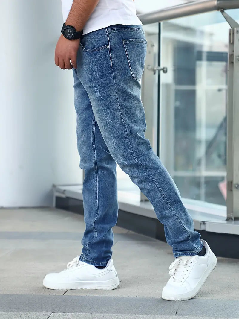 Casual Stylish Men's Jeans - Liam-Blue-XS-Nora Luxe
