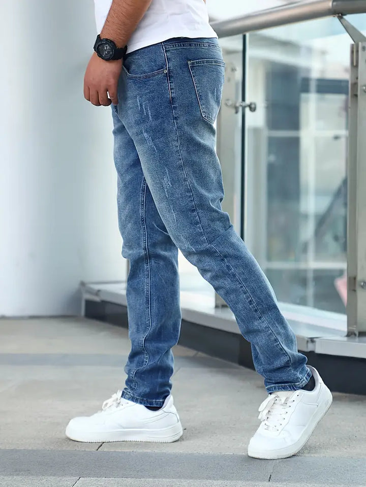 Casual Stylish Men's Jeans - Liam-Blue-XS-Nora Luxe
