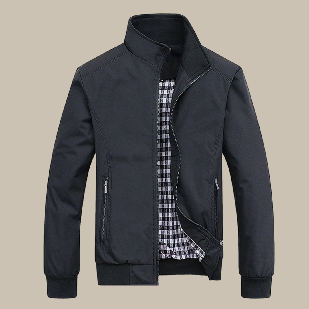 Casual Summer Jacket - Alex-Black-M-Nora Luxe