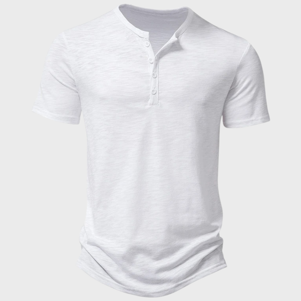 Casual T-shirt for Men - Jasper-White-S-Nora Luxe