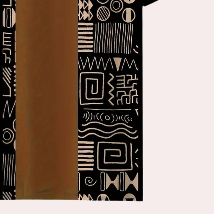 Casual T-Shirt with Color Blocks for Men - Milo-S-Nora Luxe