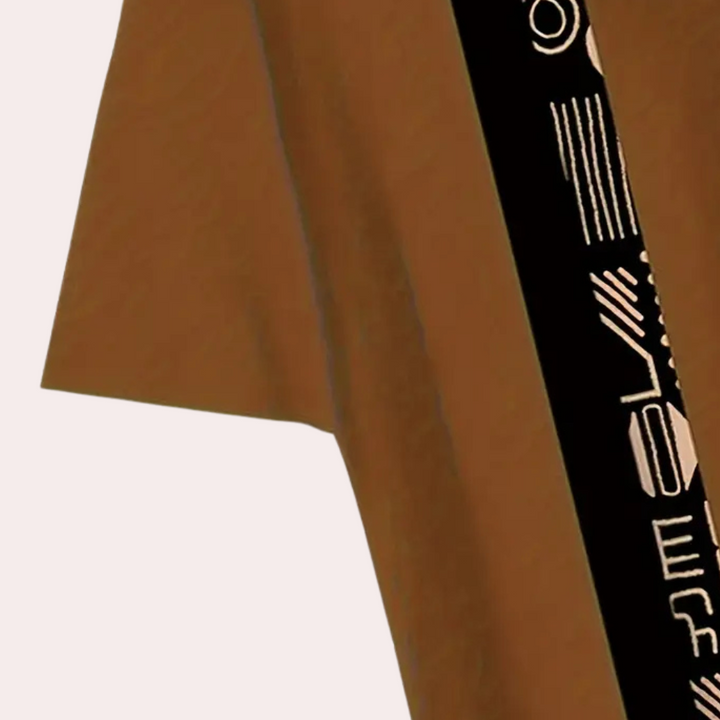Casual T-Shirt with Color Blocks for Men - Milo-S-Nora Luxe