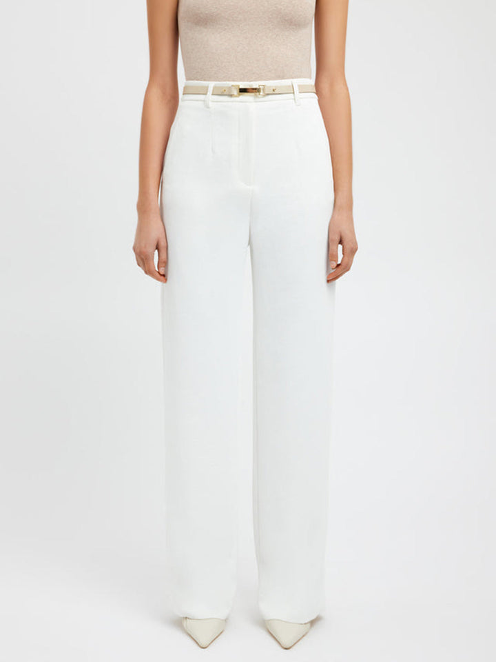Casual Trousers for Women - Mila-White-XS-Nora Luxe