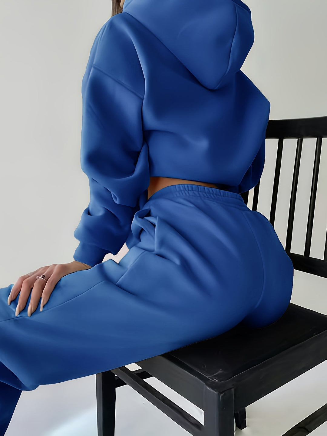 Casual Two-Piece Set with Stylish Letter Print - Elvira-White-S-Nora Luxe