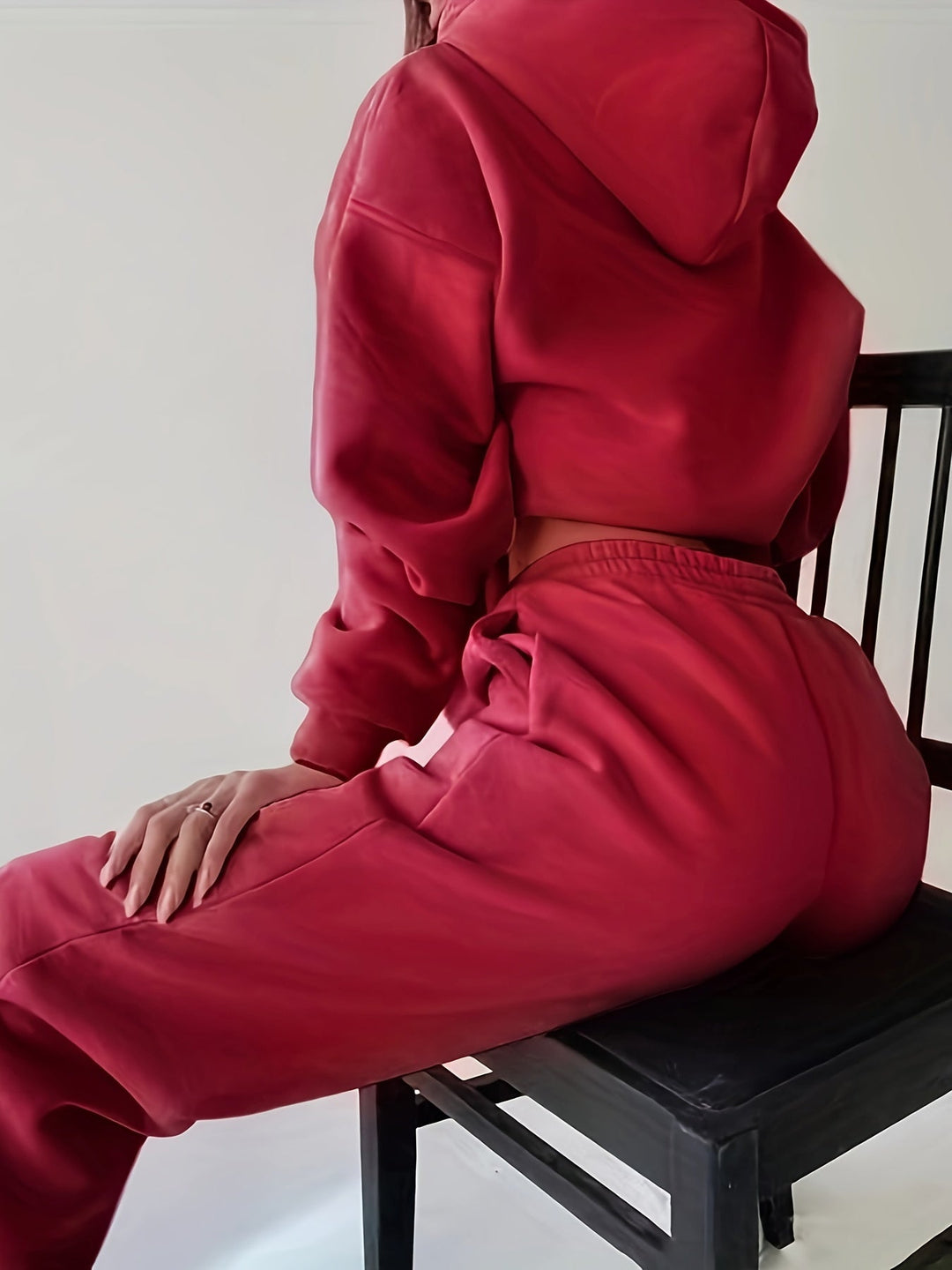 Casual Two-Piece Set with Stylish Letter Print - Elvira-White-S-Nora Luxe