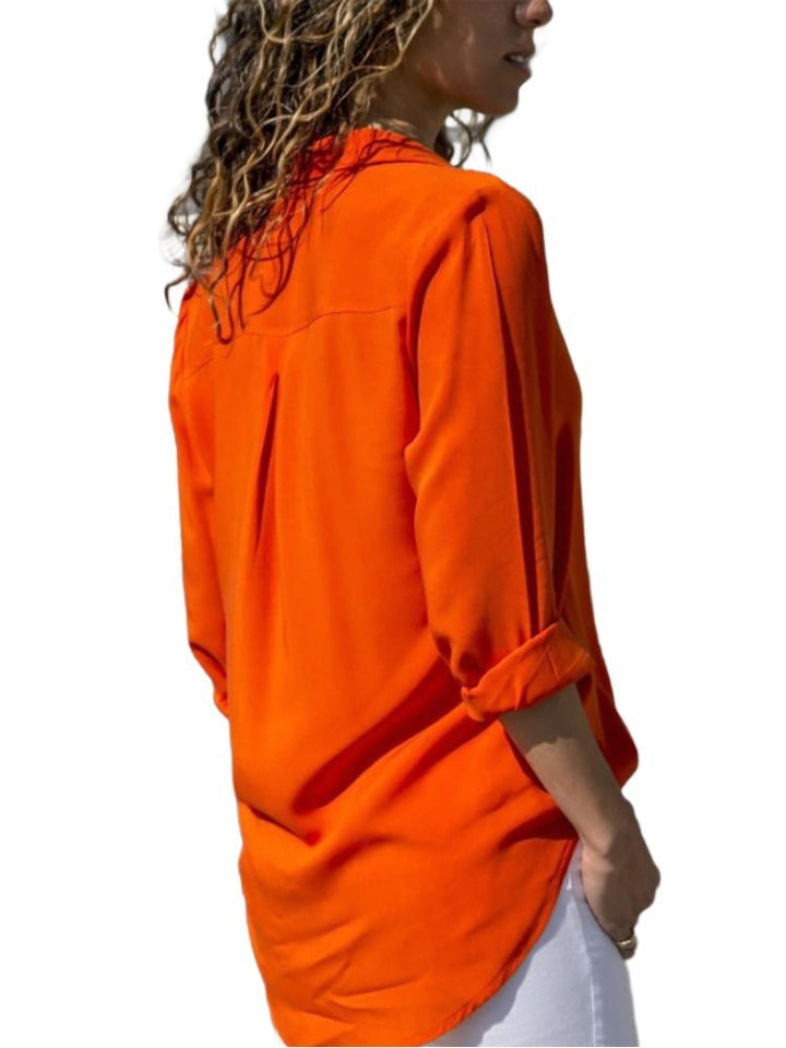 Casual Women's Blouse with Timeless Style - Mira-Light blue-S-The Livary