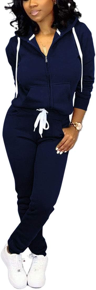 Casual Women's Tracksuit - Mia-Dark blue-S-Nora Luxe