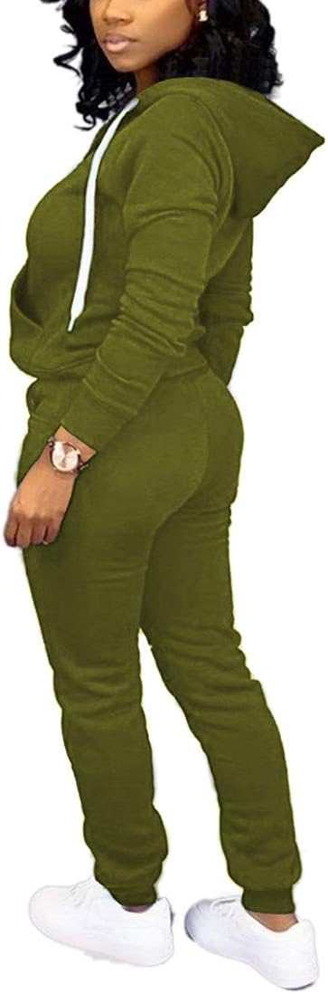 Casual Women's Tracksuit - Mia-Olive green-S-Nora Luxe