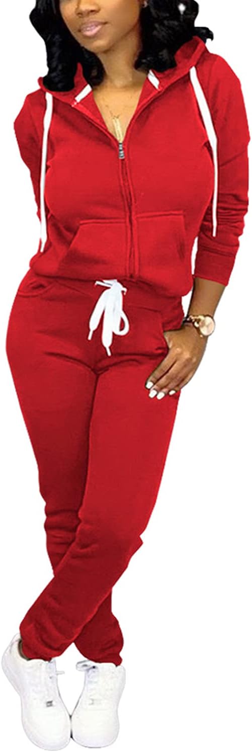 Casual Women's Tracksuit - Mia-Red-S-Nora Luxe