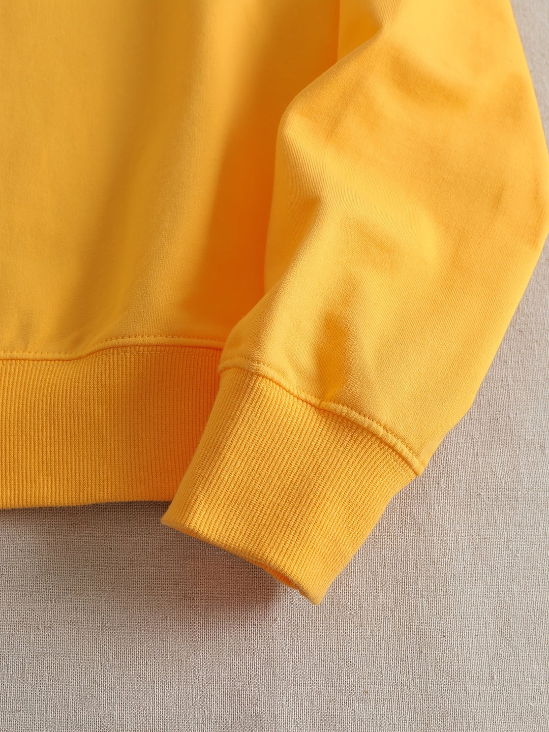 Casual Yellow Sweatshirt with Humorous Graphic Print - Elara-S-Nora Luxe
