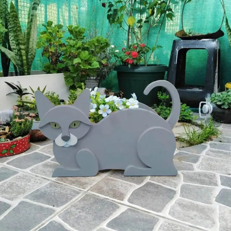 Cat-Shaped DIY Planter - KittyKraft-Lion's eye-Nora Luxe