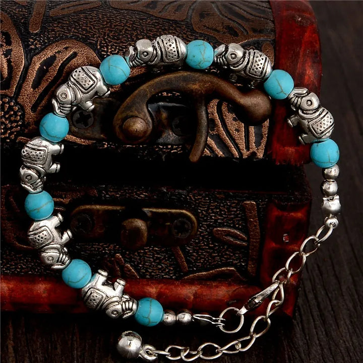 Charming Elephant Bracelet | Boho Jewellery-Nora Luxe