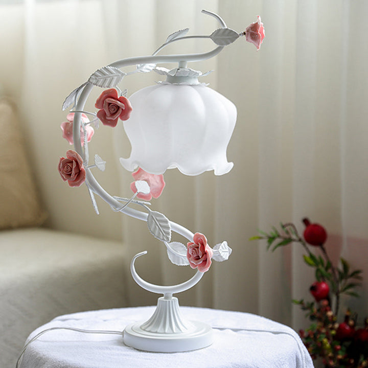 Charming Rose Lighting Lamp - Rosa-Pink-Nora Luxe