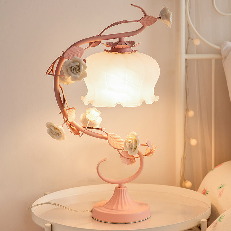 Charming Rose Lighting Lamp - Rosa-Pink-Nora Luxe