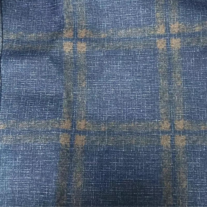 Checked Men's Blazer - Everett-Blue-S-Nora Luxe