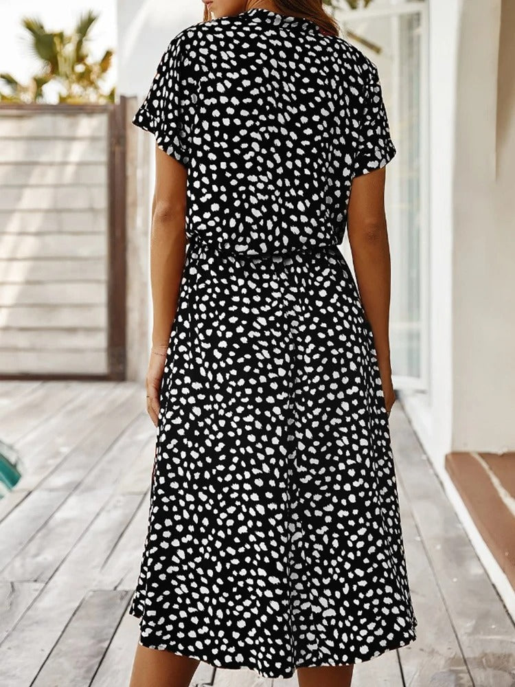 Chic Comfortable Dress - Sophia-Beige-S-Nora Luxe