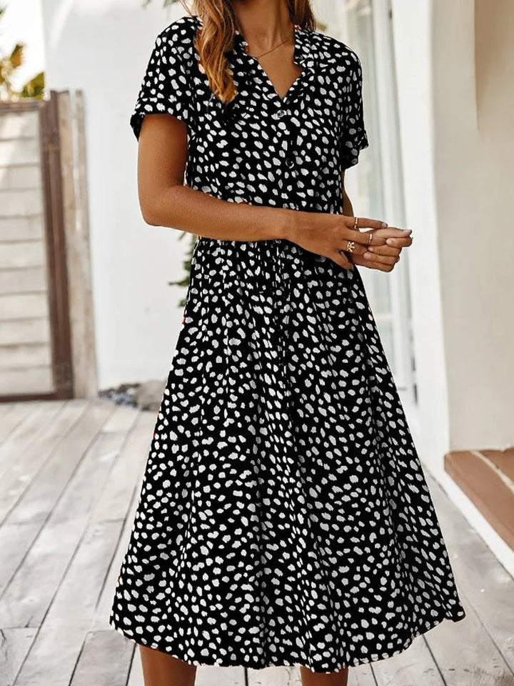 Chic Comfortable Dress - Sophia-Beige-S-Nora Luxe
