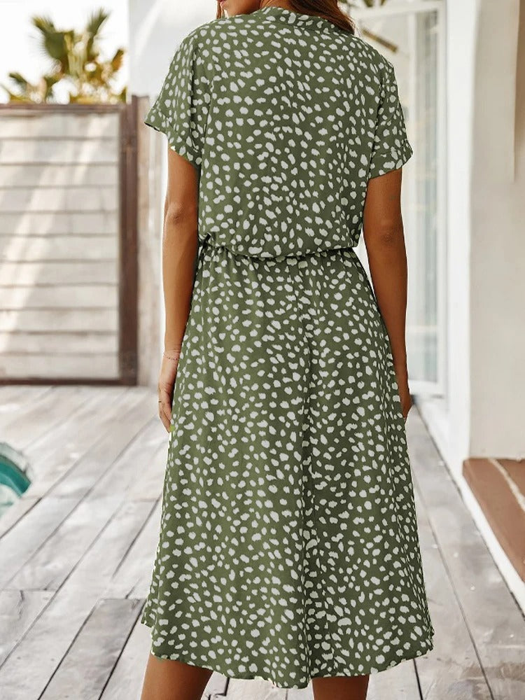 Chic Comfortable Dress - Sophia-Beige-S-Nora Luxe