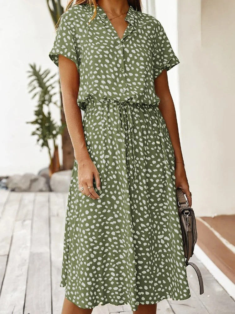 Chic Comfortable Dress - Sophia-Beige-S-Nora Luxe