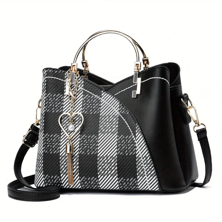Chic Ladies Handbag - LuxeGrace-Black-2-Nora Luxe