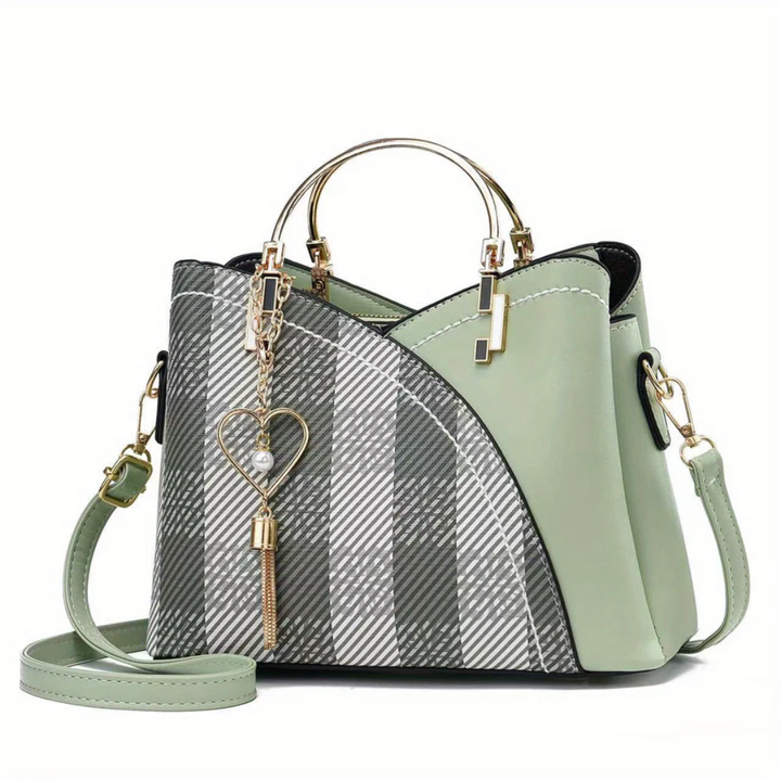 Chic Ladies Handbag - LuxeGrace-Green-2-Nora Luxe