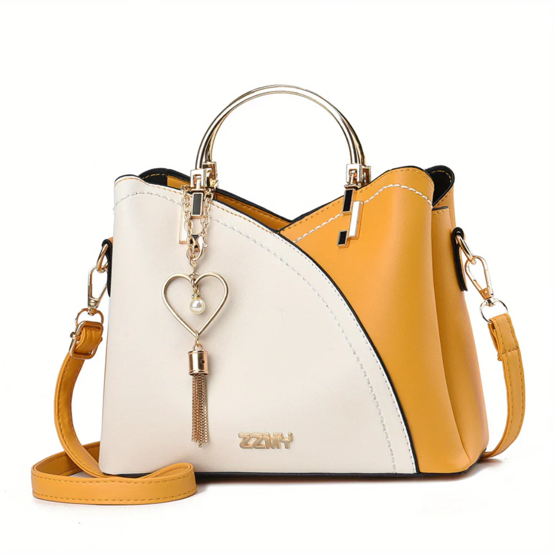 Chic Ladies Handbag - LuxeGrace-Light Yellow-Nora Luxe