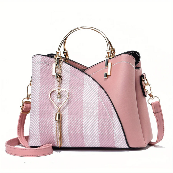 Chic Ladies Handbag - LuxeGrace-Pink-2-Nora Luxe