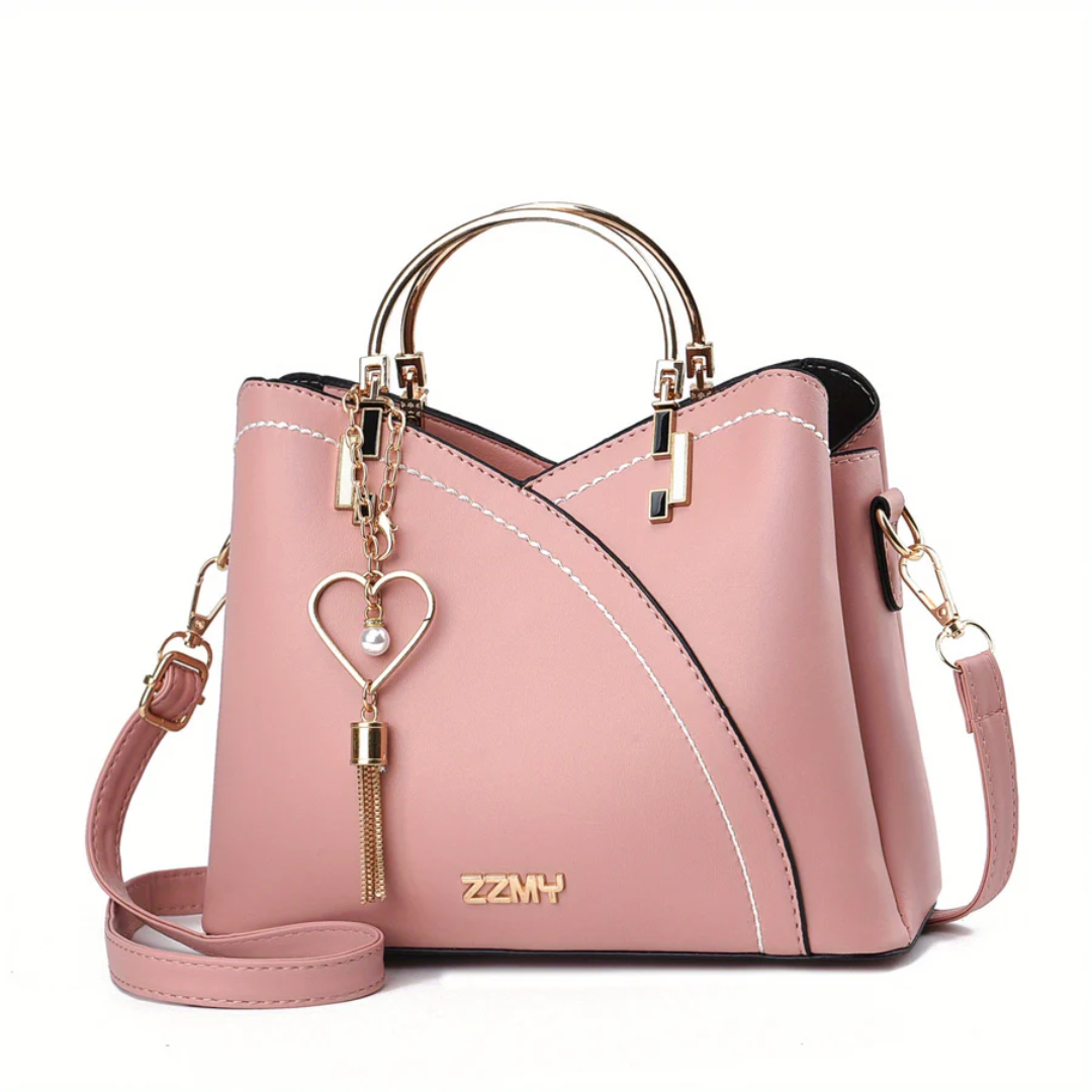 Chic Ladies Handbag - LuxeGrace-Pink-Nora Luxe