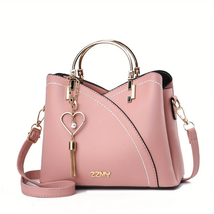 Chic Ladies Handbag - LuxeGrace-Pink-Nora Luxe