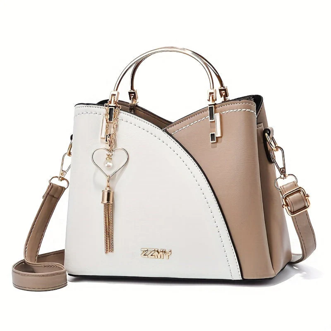 Chic Ladies Handbag - LuxeGrace-White-Nora Luxe