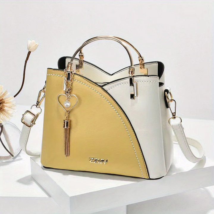 Chic Ladies Handbag - LuxeGrace-Yellow-Nora Luxe