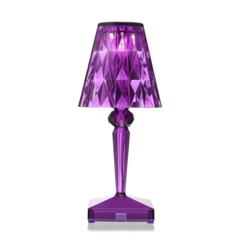 Chic Table Lamp with Crystal Design - CrystalLuxe-Transparent-Nora Luxe