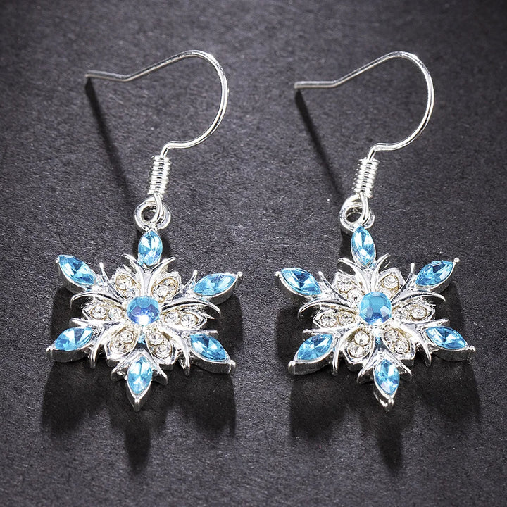 Christmas Snowflake Earrings | Festive Women's Jewellery-Nora Luxe