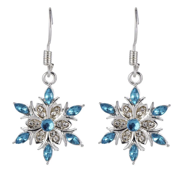 Christmas Snowflake Earrings | Festive Women's Jewellery-Nora Luxe