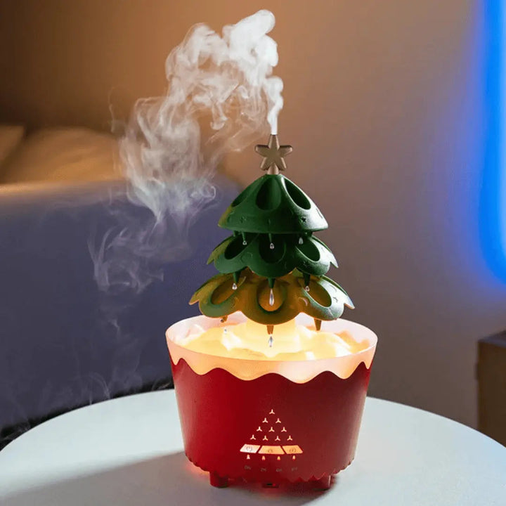 Christmas Tree Aroma Diffuser - AromaEvergreen-Red-Nora Luxe