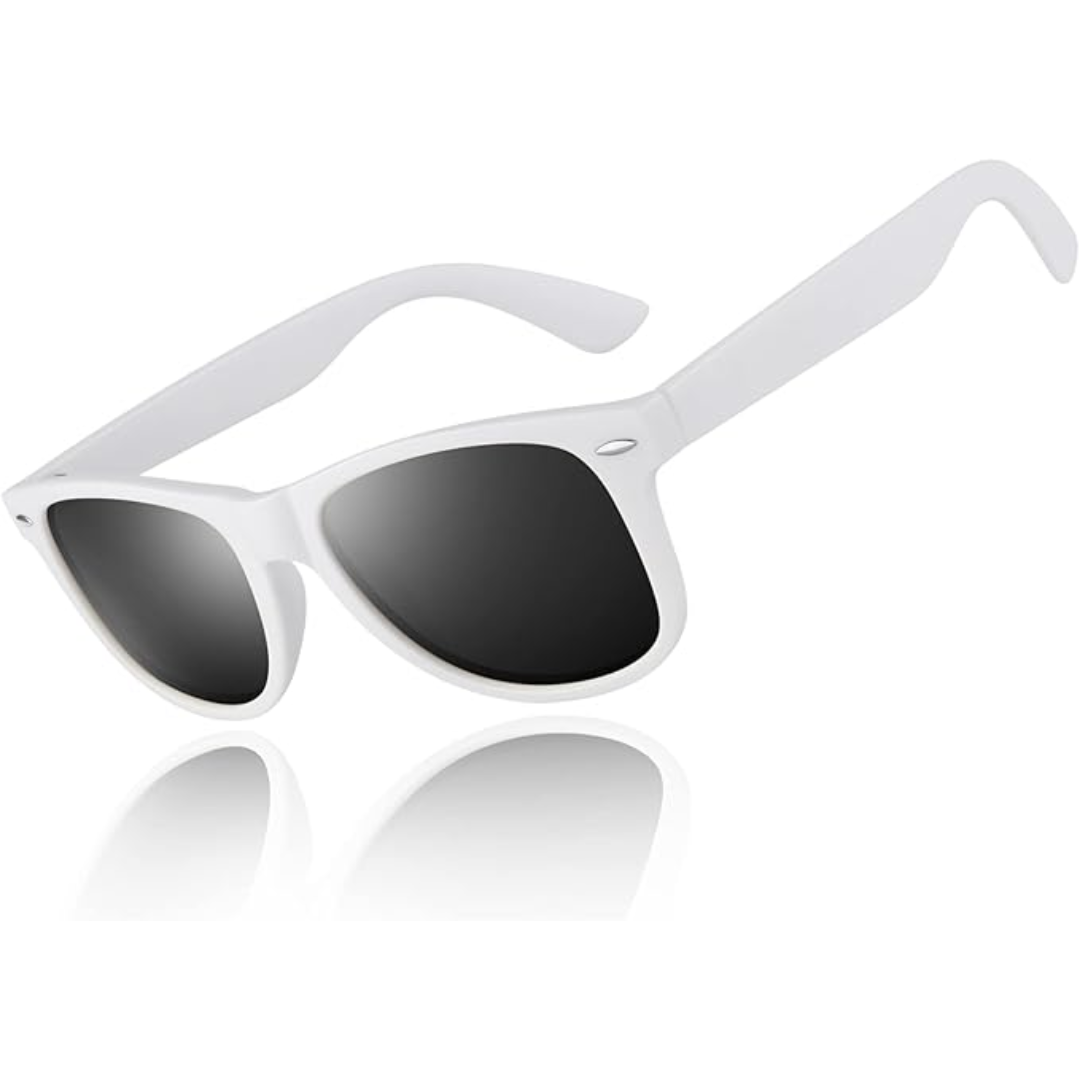 Classic 80's Retro Polarized Sunglasses - Jamie-Matte Frame | Smoke-Colored Lens-Nora Luxe