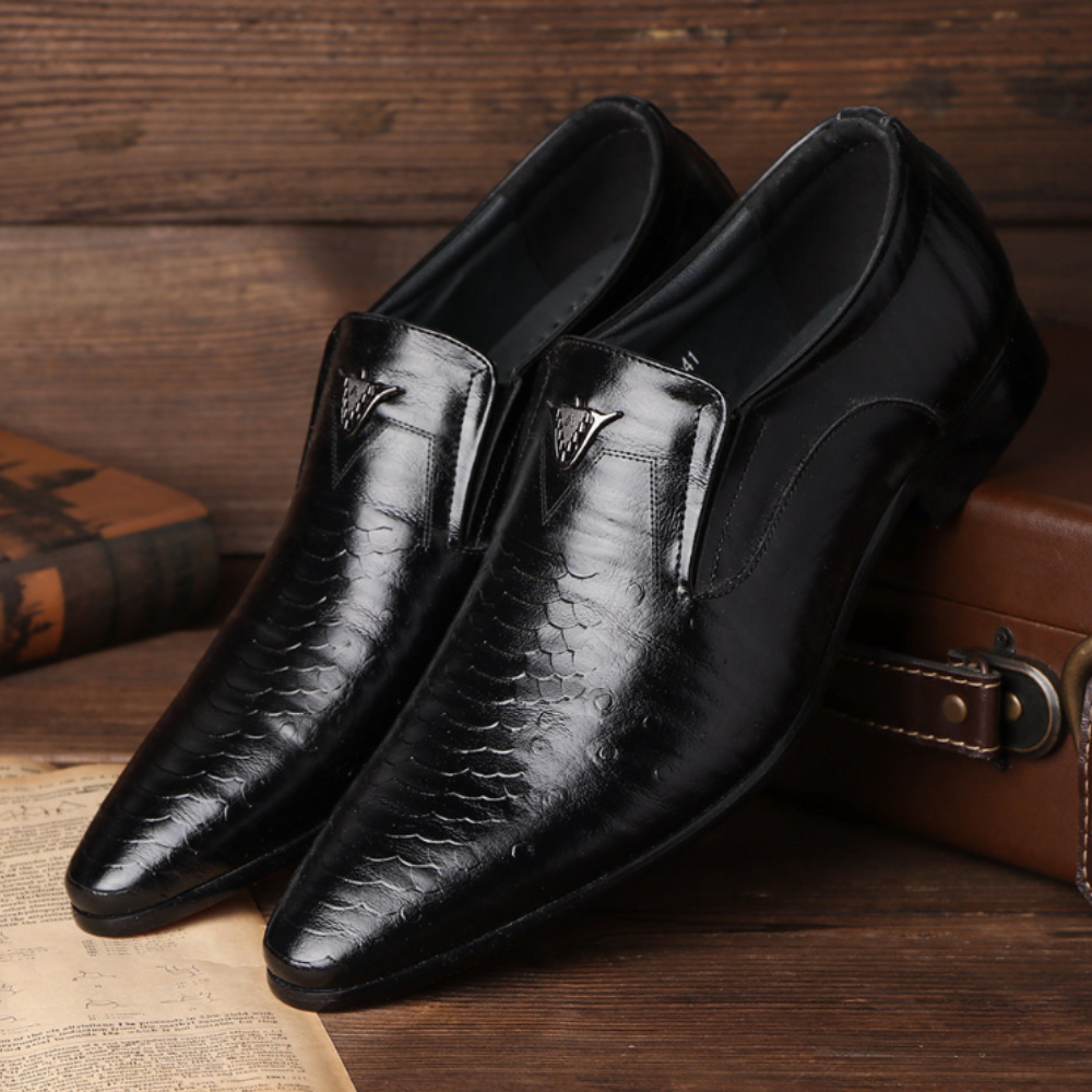 Classic and Stylish Men's Shoes - Dario-Black-6.5-Nora Luxe