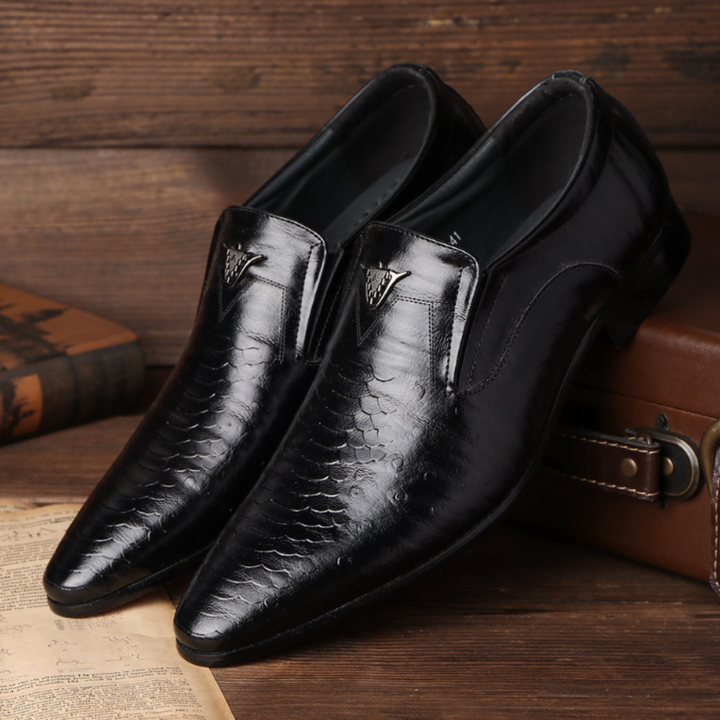 Classic and Stylish Men's Shoes - Dario-Black-6.5-Nora Luxe